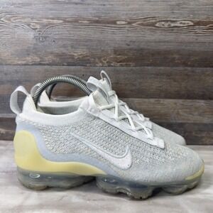 Nike Air VaporMax 2021 FK Flyknit White Pure Platinum DC4112-100 Womens 6.5